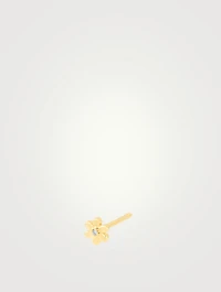 Baby 14K Daisy Stud Earring With Diamond