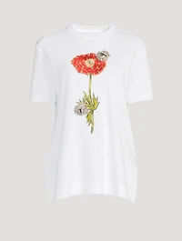 Cotton T-Shirt With Embroidery