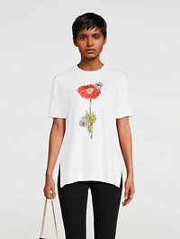 Cotton T-Shirt With Embroidery
