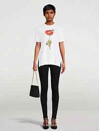 Cotton T-Shirt With Embroidery
