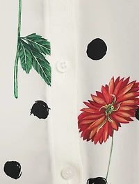 Wool Georgette Cardigan