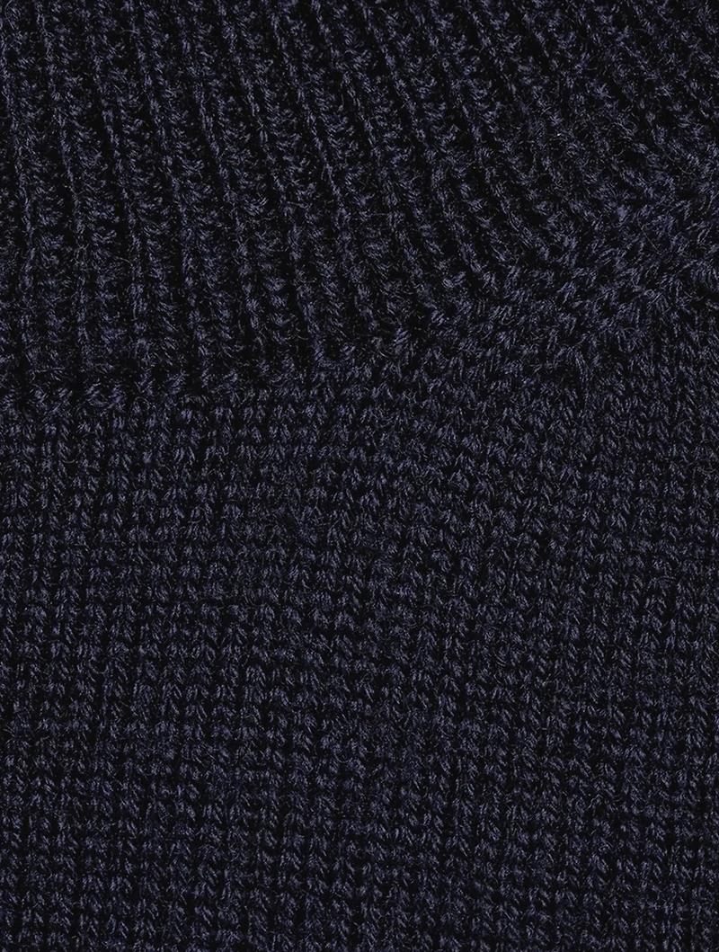 Wool Sweater With Chiffon Back