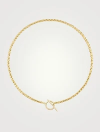 Sawyer 14K Gold Plated Rope Chain Necklace