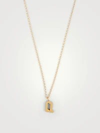 Tudor 14K Gold-Filled Pendant Necklace With A Letter