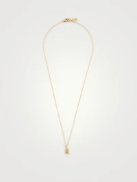 Tudor 14K Gold-Filled Pendant Necklace With A Letter