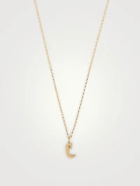 Tudor 14K Gold-Filled Pendant Necklace With C Letter