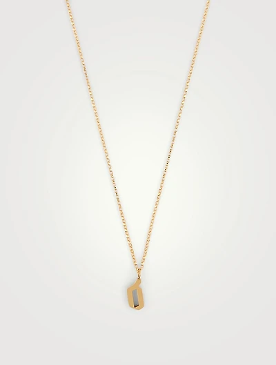 Tudor 14K Gold-Filled Pendant Necklace With D Letter