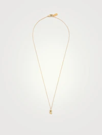 Tudor 14K Gold-Filled Pendant Necklace With E Letter