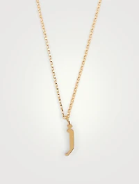 Tudor 14K Gold-Filled Pendant Necklace With J Letter
