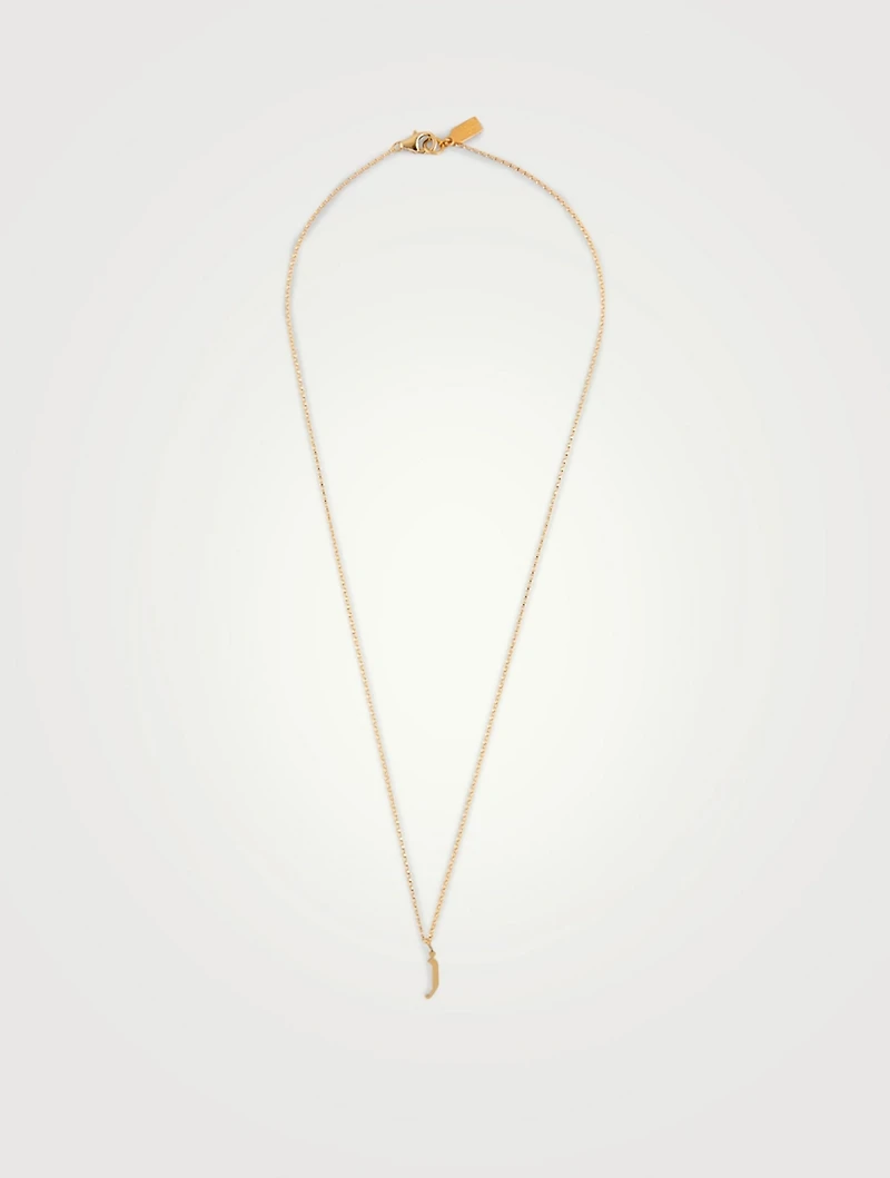 Tudor 14K Gold-Filled Pendant Necklace With J Letter