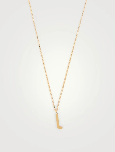 Tudor 14K Gold-Filled Pendant Necklace With Letter