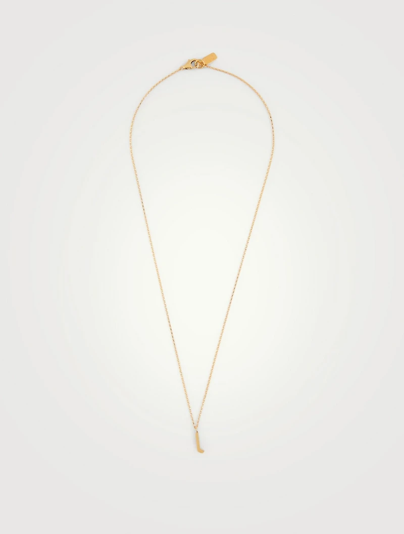 Tudor 14K Gold-Filled Pendant Necklace With Letter