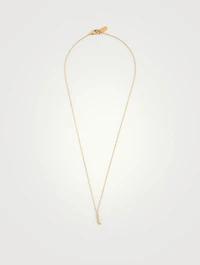 Tudor 14K Gold-Filled Pendant Necklace With Letter