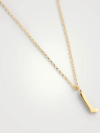 Tudor 14K Gold-Filled Pendant Necklace With Letter