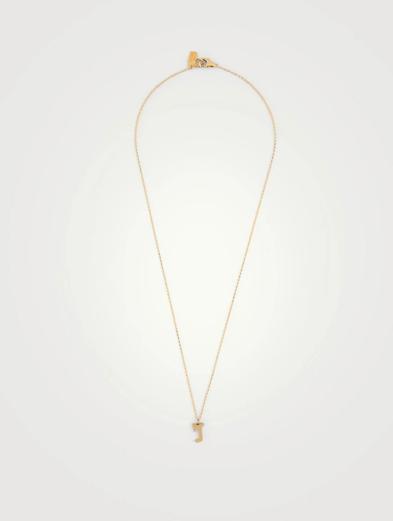 Tudor 14K Gold-Filled Pendant Necklace With R Letter