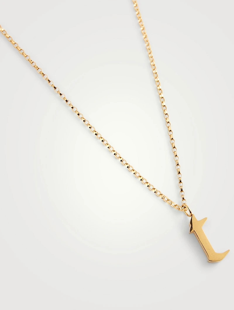 Tudor 14K Gold-Filled Pendant Necklace With T Letter