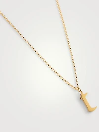 Tudor 14K Gold-Filled Pendant Necklace With T Letter