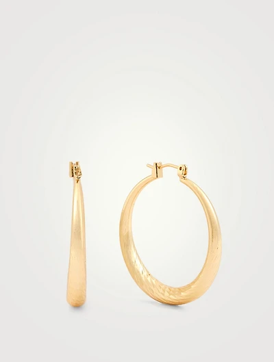 Soho 14K Gold Plated Hoop Earrings