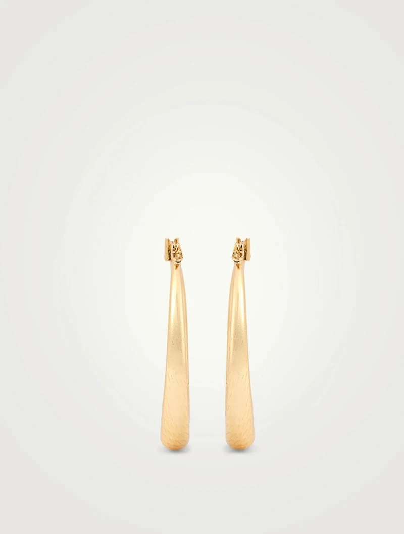 Soho 14K Gold Plated Hoop Earrings