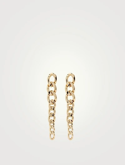 Remington 14K Gold Plated Chain Link Earrings