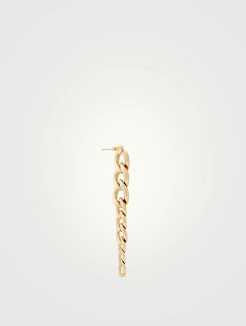 Remington 14K Gold Plated Chain Link Earrings