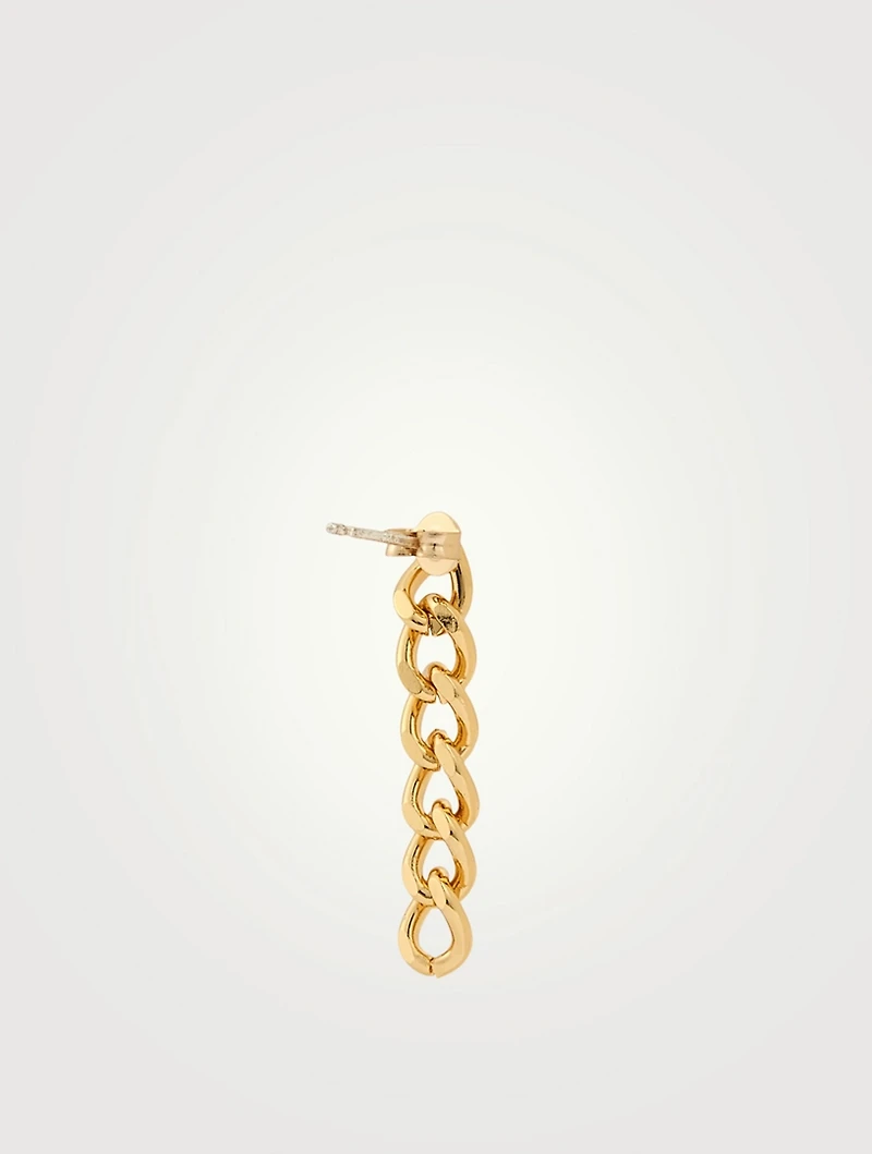 Ava 14K Gold Plated Chain Link Earrings