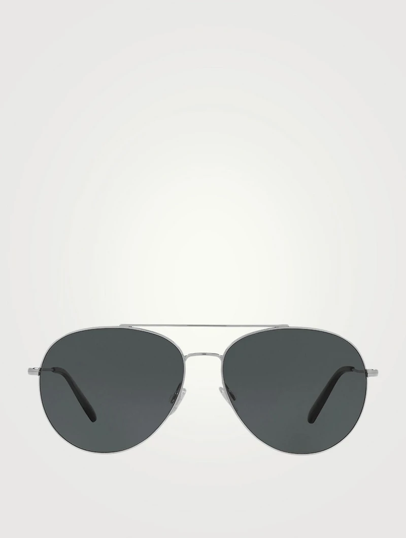 Airdale Metal Aviator Sunglasses