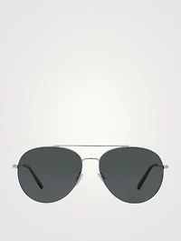 Airdale Metal Aviator Sunglasses