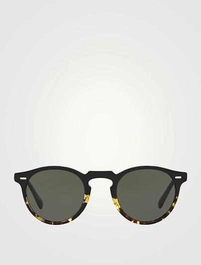 Gregory Peck Round Sunglasses