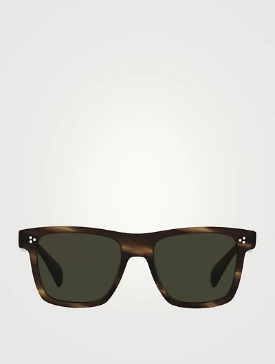 Casian Oversized Rectangular Sunglasses