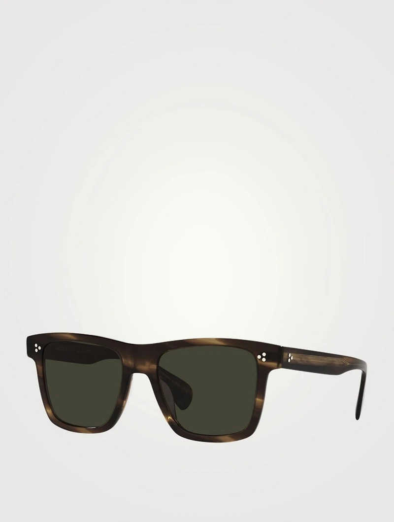 Casian Oversized Rectangular Sunglasses