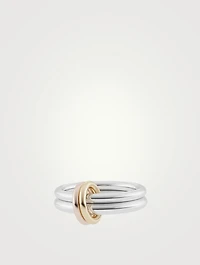 Calliope Sterling Silver Stacked Ring