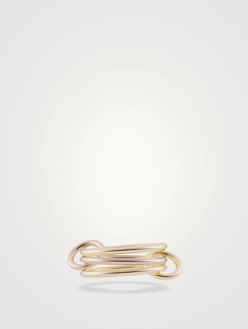 Solarium SG 18K Gold Stacked Ring
