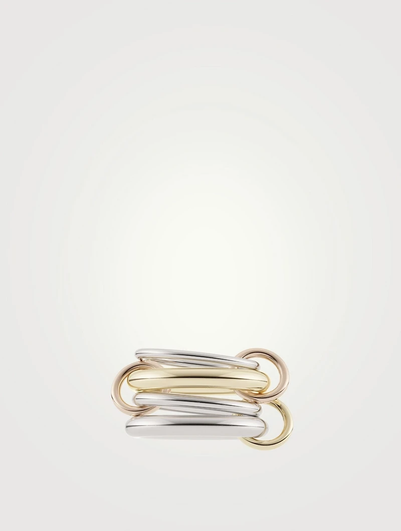 Cici MX Sterling Silver And 18K Gold Stacked Ring