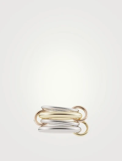 Cici MX Sterling Silver And 18K Gold Stacked Ring
