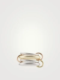 Cici MX Sterling Silver And 18K Gold Stacked Ring
