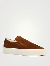 Marie H Suede Slip-On Sneakers