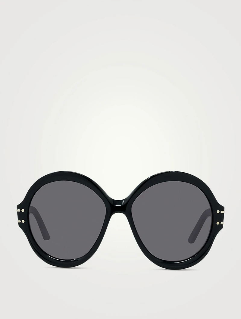 DiorSignature R1U Round Sunglasses