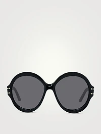 DiorSignature R1U Round Sunglasses
