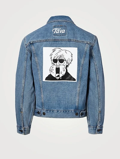 Pop Skull Jean Jacket