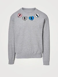 Quattro Screaming Heart Crewneck Sweatshirt
