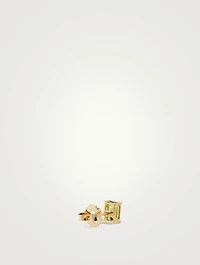 Bloom 14K Gold Stud Earrings With Peridot