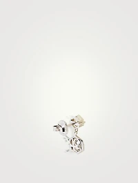 Amalfi 14K White Gold Drop Earrings With White Topaz And Diamonds