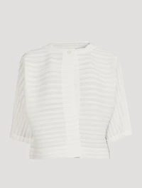 Komorebi Single-Button Cardigan