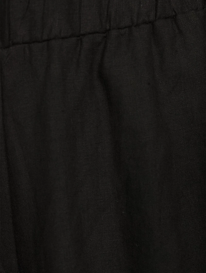 Tallows Linen Wide Leg Pants