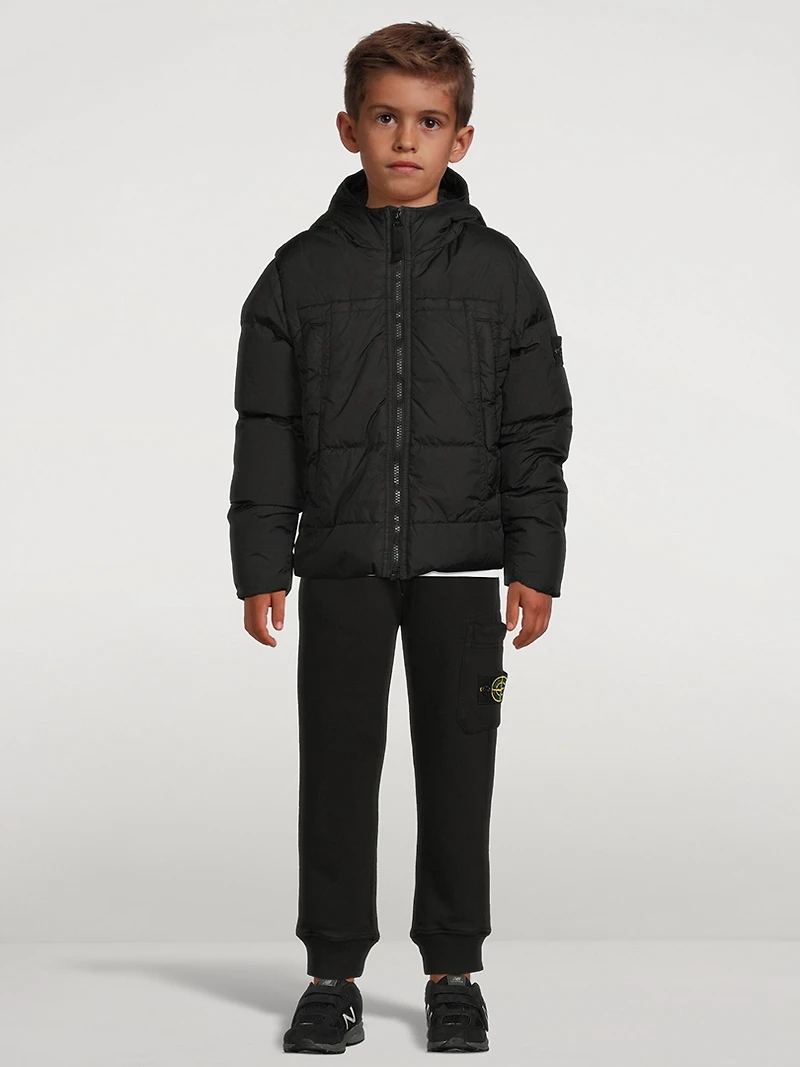 Down Puffer Jacket With Hood