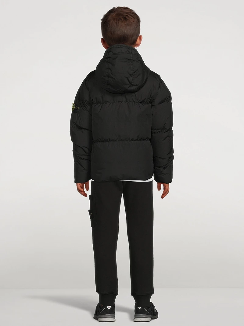 Down Puffer Jacket With Hood