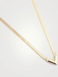 V Herringbone Necklace