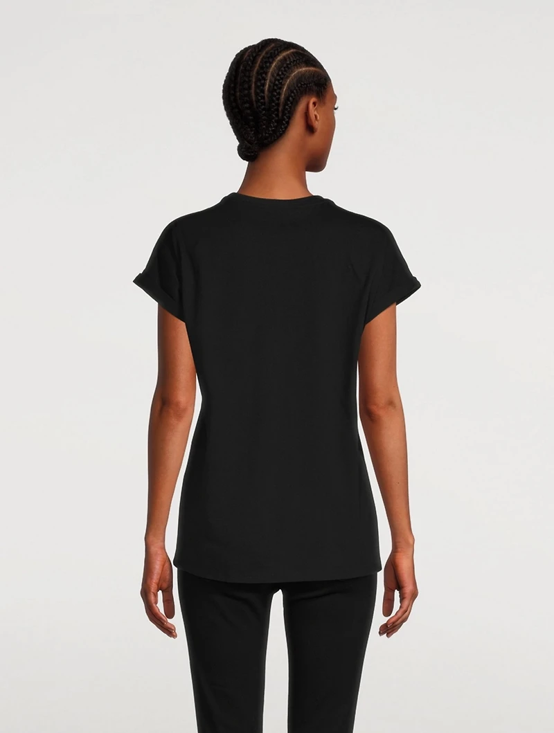 Cotton Embroidered T-Shirt