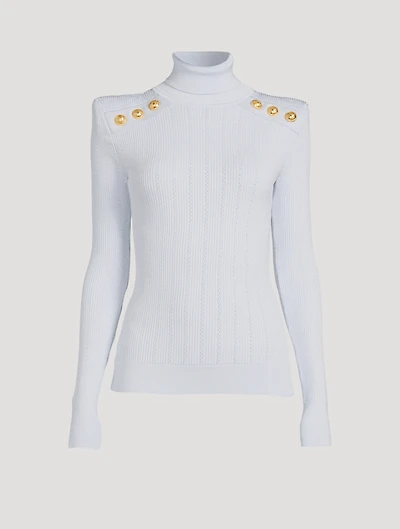 Ribbed Turtleneck Sweater